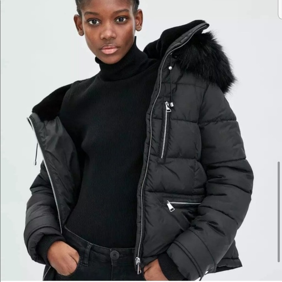 Brand NWOT Women Zara SORONA® DUPONT™ PUFFER JACKET - Picture 7 of 15